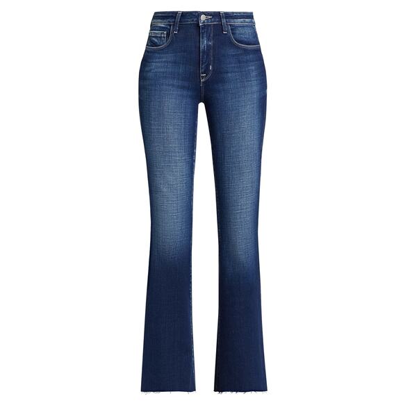 L'AGENCE Sera Sneaker Flared Jeans Beacon Sz 29 - Picture 1 of 10